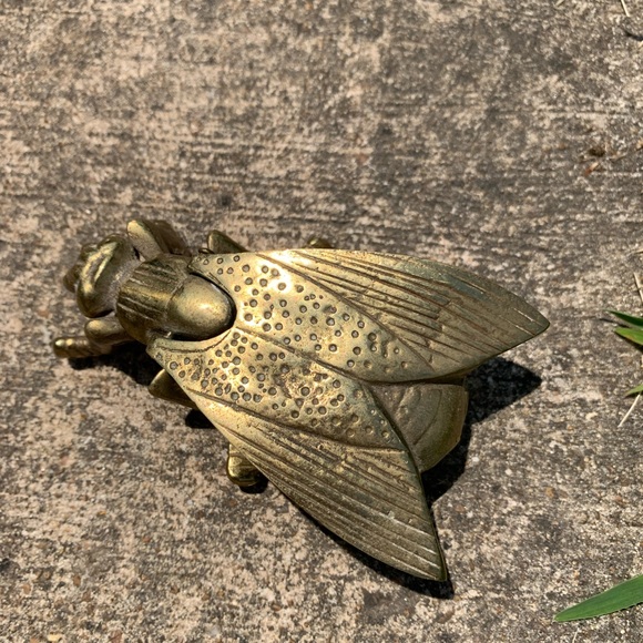 Brass Fly ashtray - Picture 11 of 12